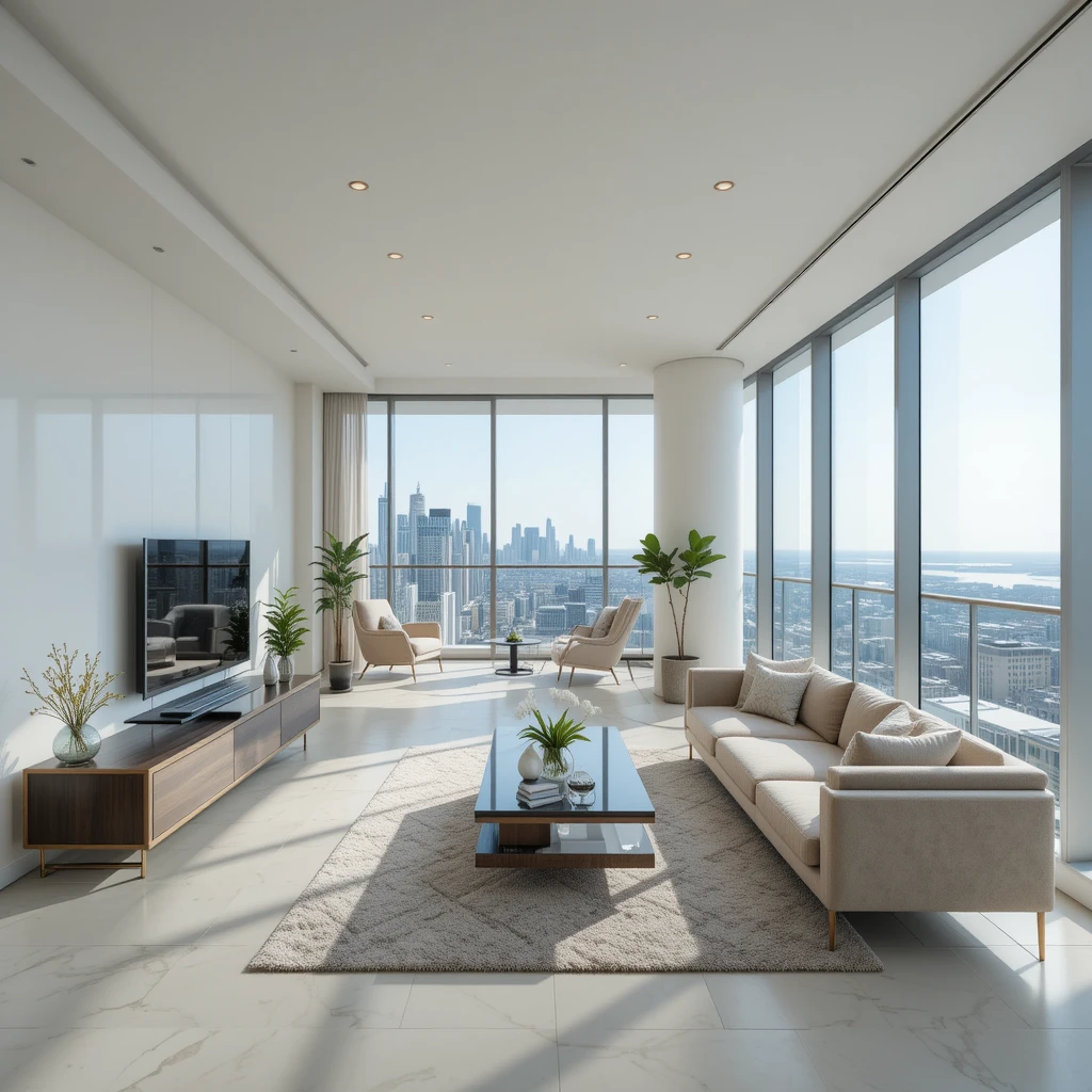 apartment with a spacious balcony