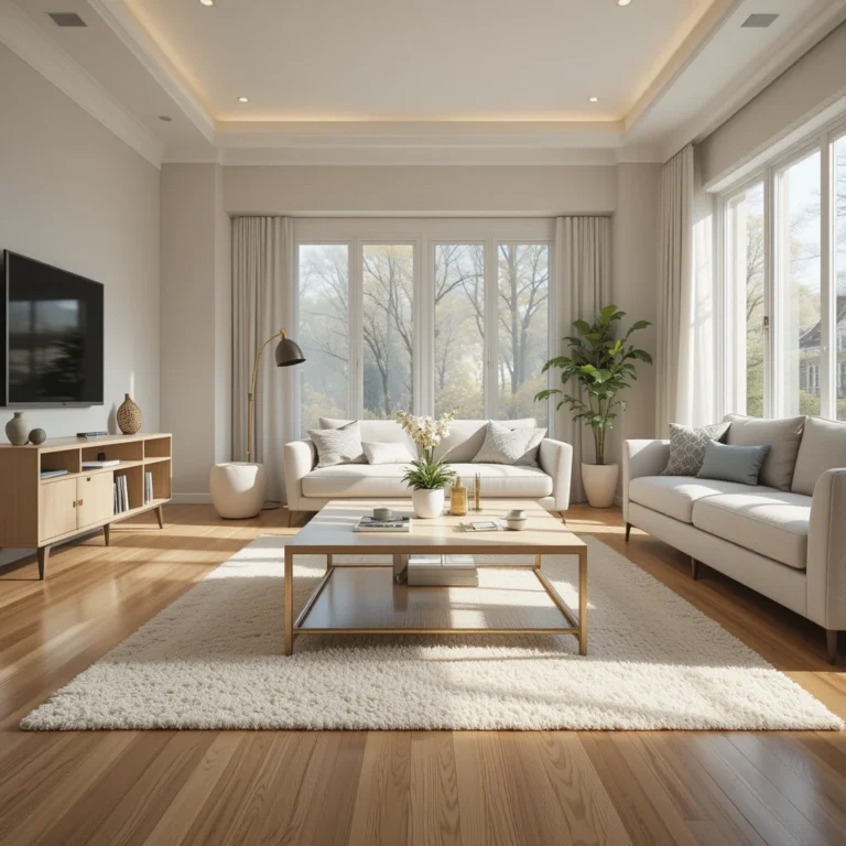 clean living room