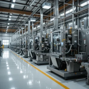 industrial space with machinery