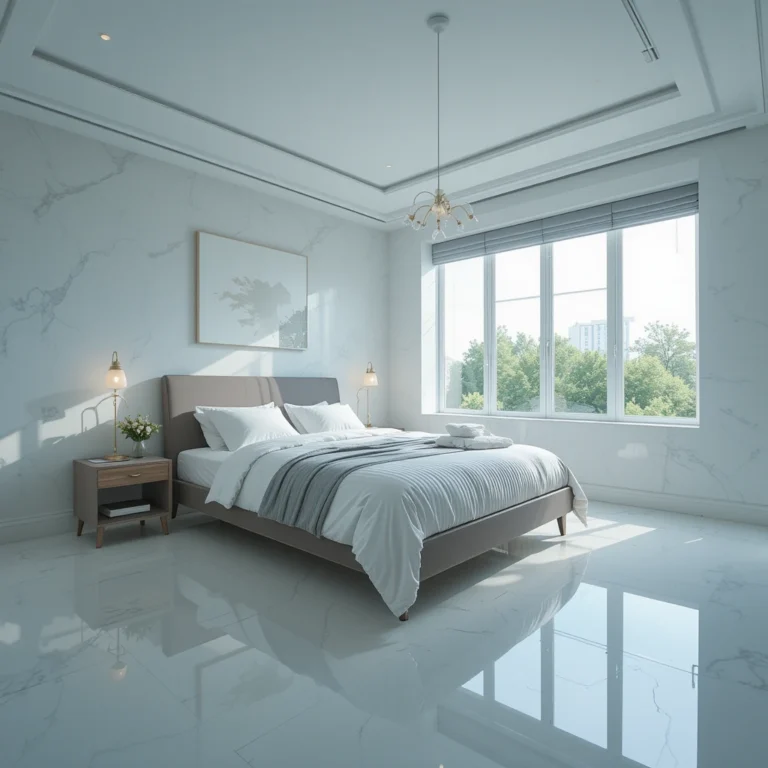 Deep clean pristine bedroom