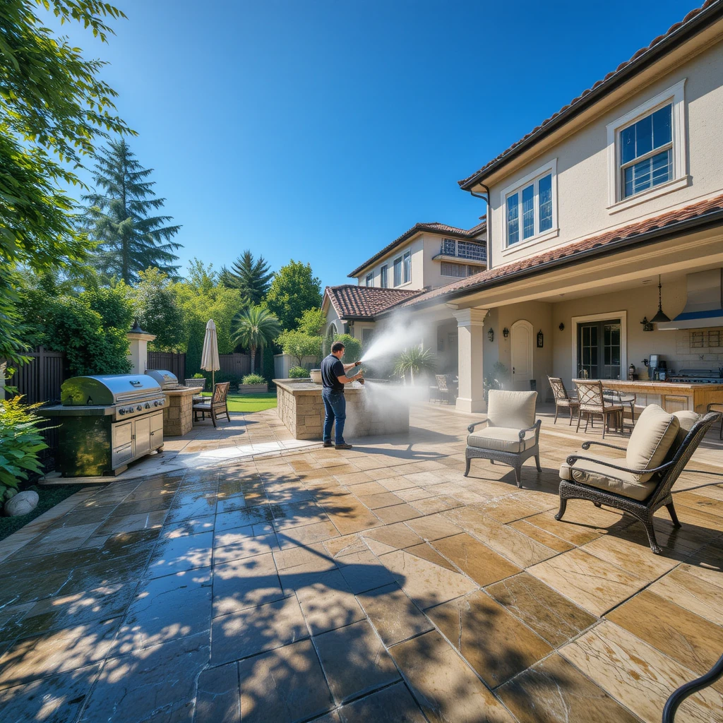Villa Patio Comprehensive Cleaning